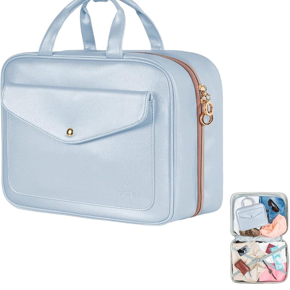 Light Blue Travel Organizer Bag